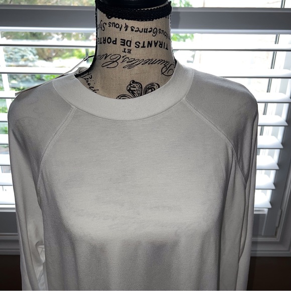 NWT Wilfred Free Kaylin White Oversized Long-sleeved T-Shirt - Size 1/Small - Picture 5 of 9